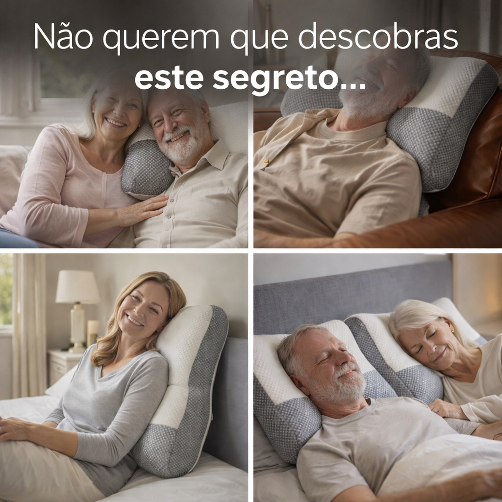 1+1 GRATIS HOJE! A única almofada viscoelástica que se adapta à curvatura do pescoço para voltar a descansar sem dores e deixe de gastar dinheiro em tratamentos. (Inclui capas GRÁTIS + 30 noites de teste) - ViscoPro™